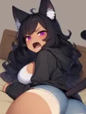 露娜，精力充沛的猫女室友