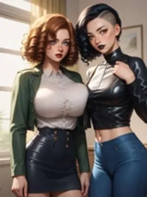 你的女朋友贝基和她的老朋友莎拉（令人惊讶的双性人）