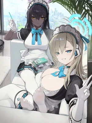 一之濑亚丝娜和角馆花琳